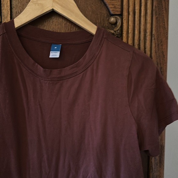 OLD NAVY Tiered Mini Swing T-Shirt Dress with Pockets Short Sleeves Medium - Picture 4 of 5